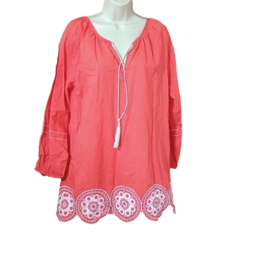 Mudpie Nwt Embroidered Tunic Size S